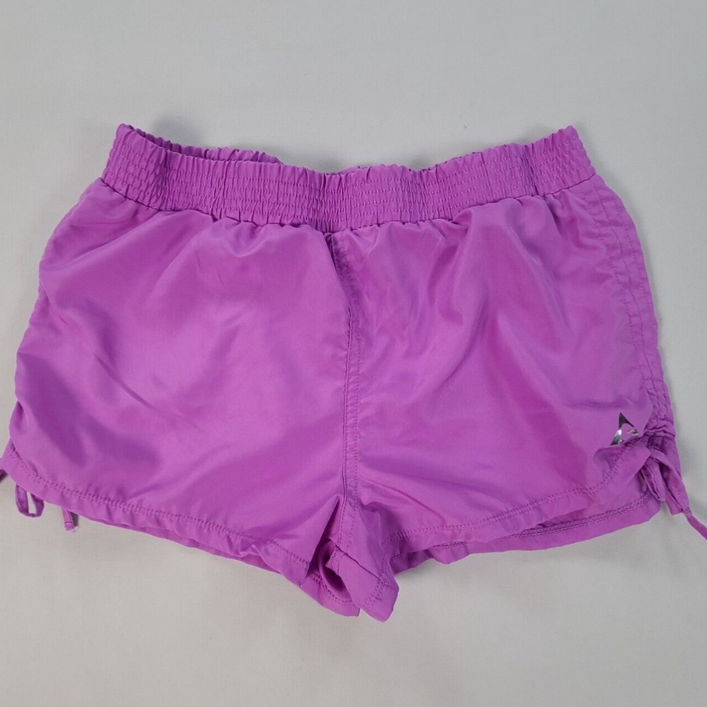 EUC-‎ GERRY- girls pink side cinch shorts- size L 14/16